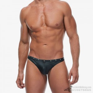 Quần lót nam Gregg Homme 173204 Scorpio Faux Leather Thong Black